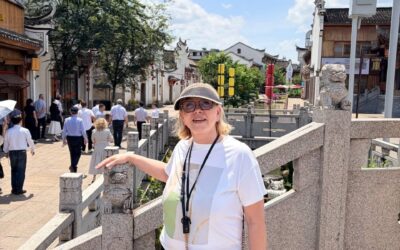 Арина Шарапова в составе российской делегации — в Китае